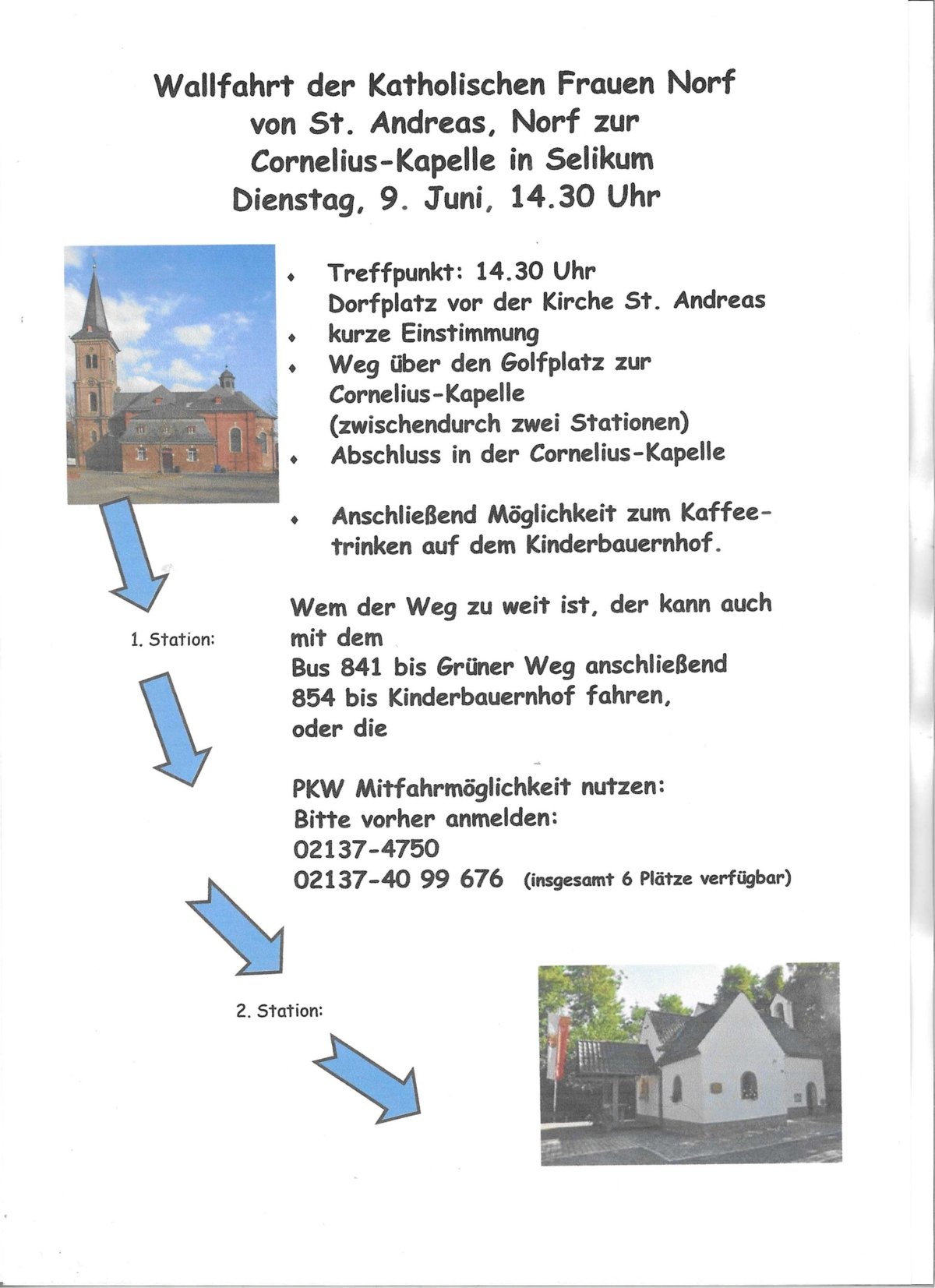 2026-06-09 Wallfahrt Cornelius Kapelle (c) Maria Hartstein