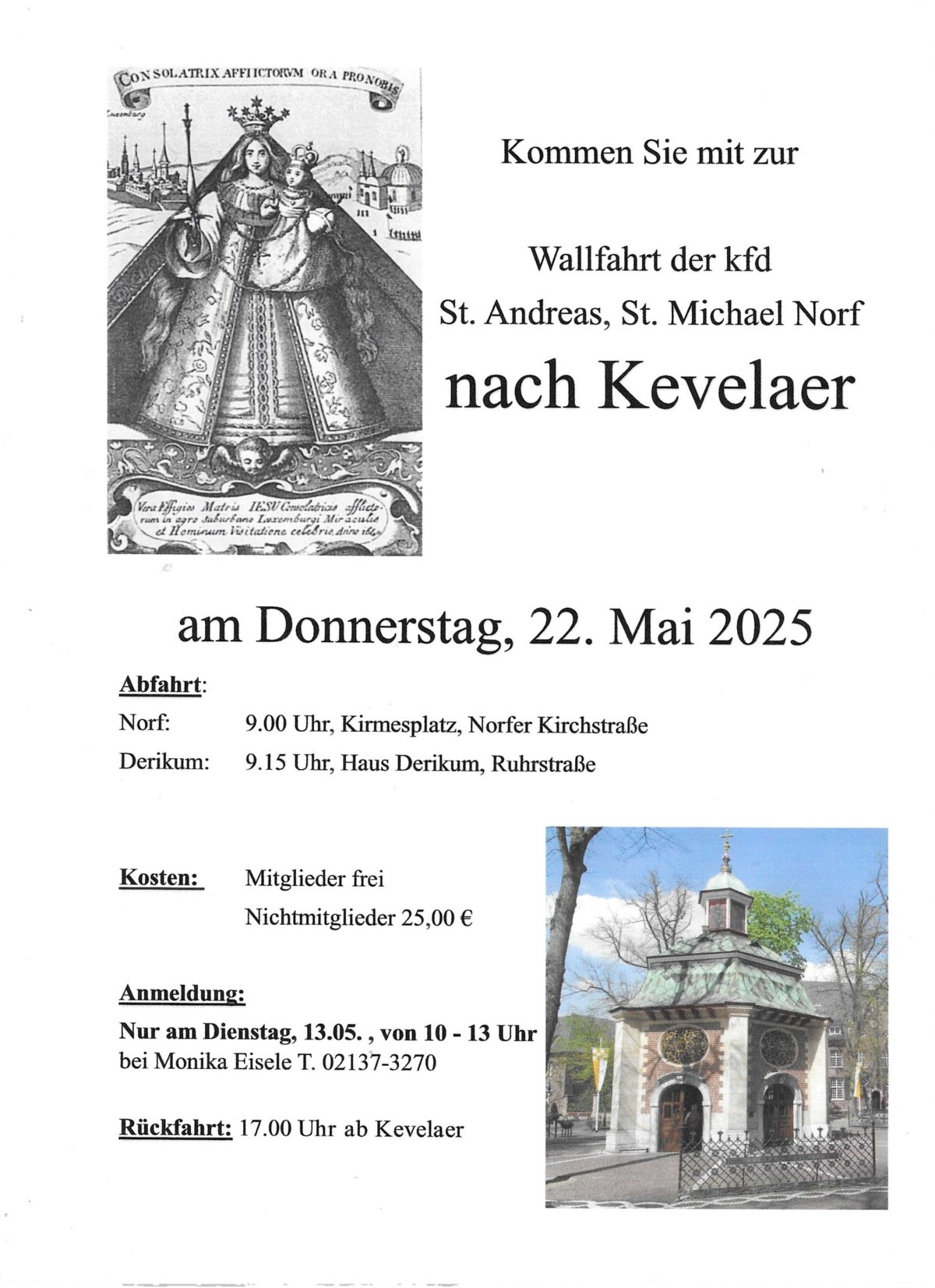 Wallfahrt Kevelaer 2025 (c) Maria Hartstein