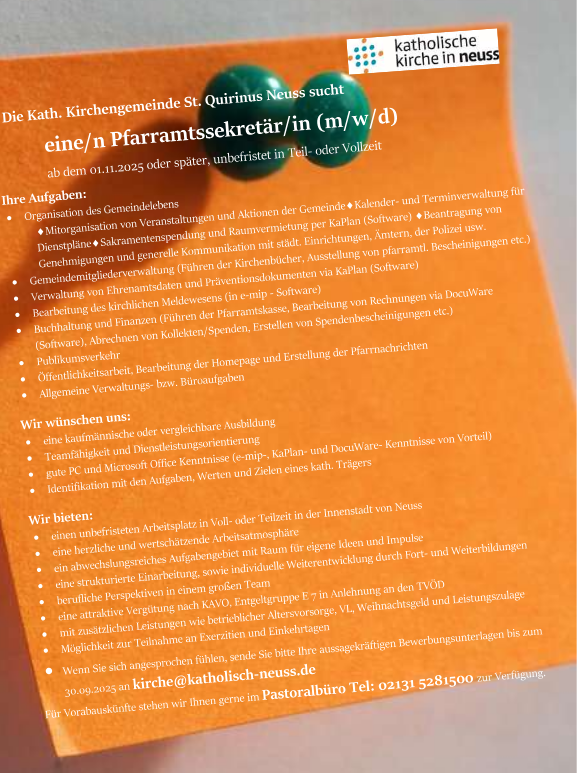 2025-08-08 Stellenausschreibung PAS