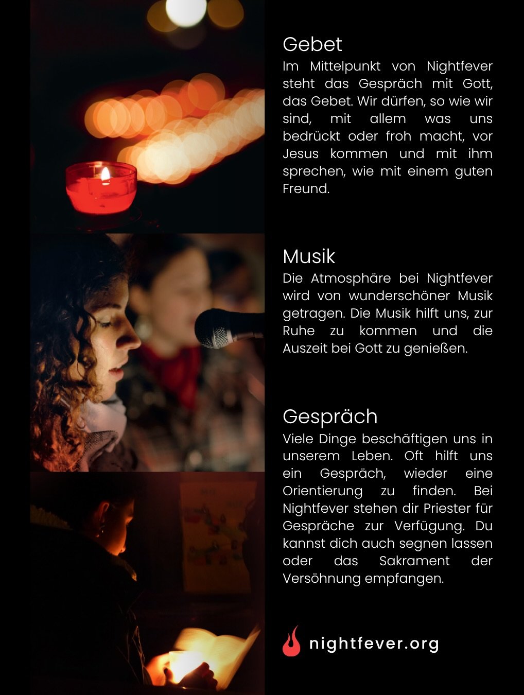 Nightfever Neuss - Gebet, Musik, Gespräch (c) Katholische Kirche in Neuss