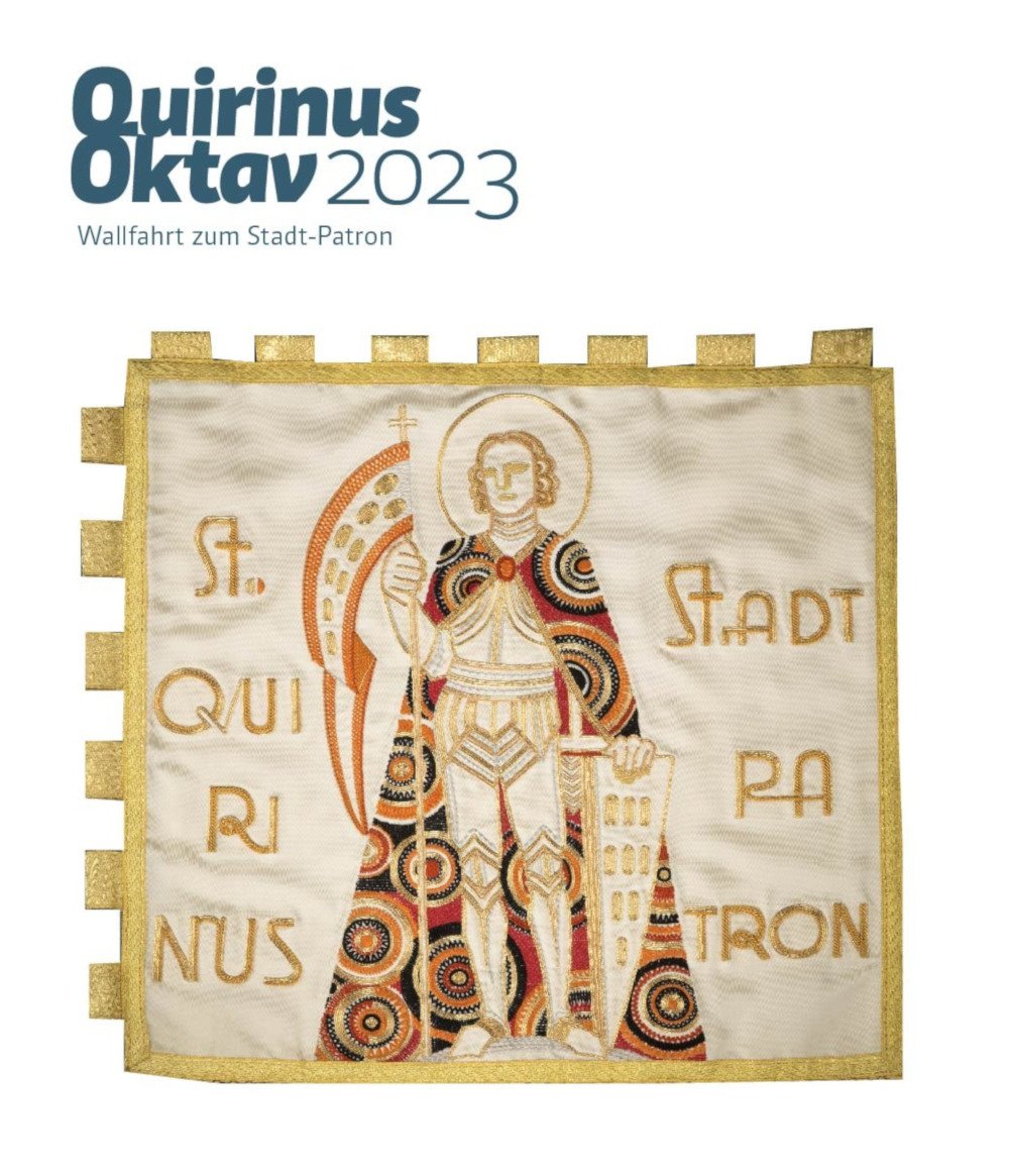 Quirinus-Oktav 2023 - Standarte (klein) (c) KV St. Quirin