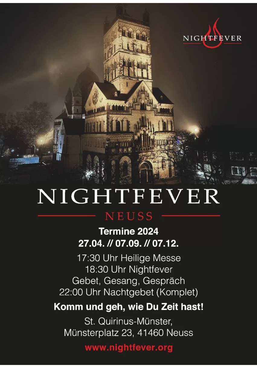 Nightfever Neuss 2024 (Rand) (c) Nightfever e.V.