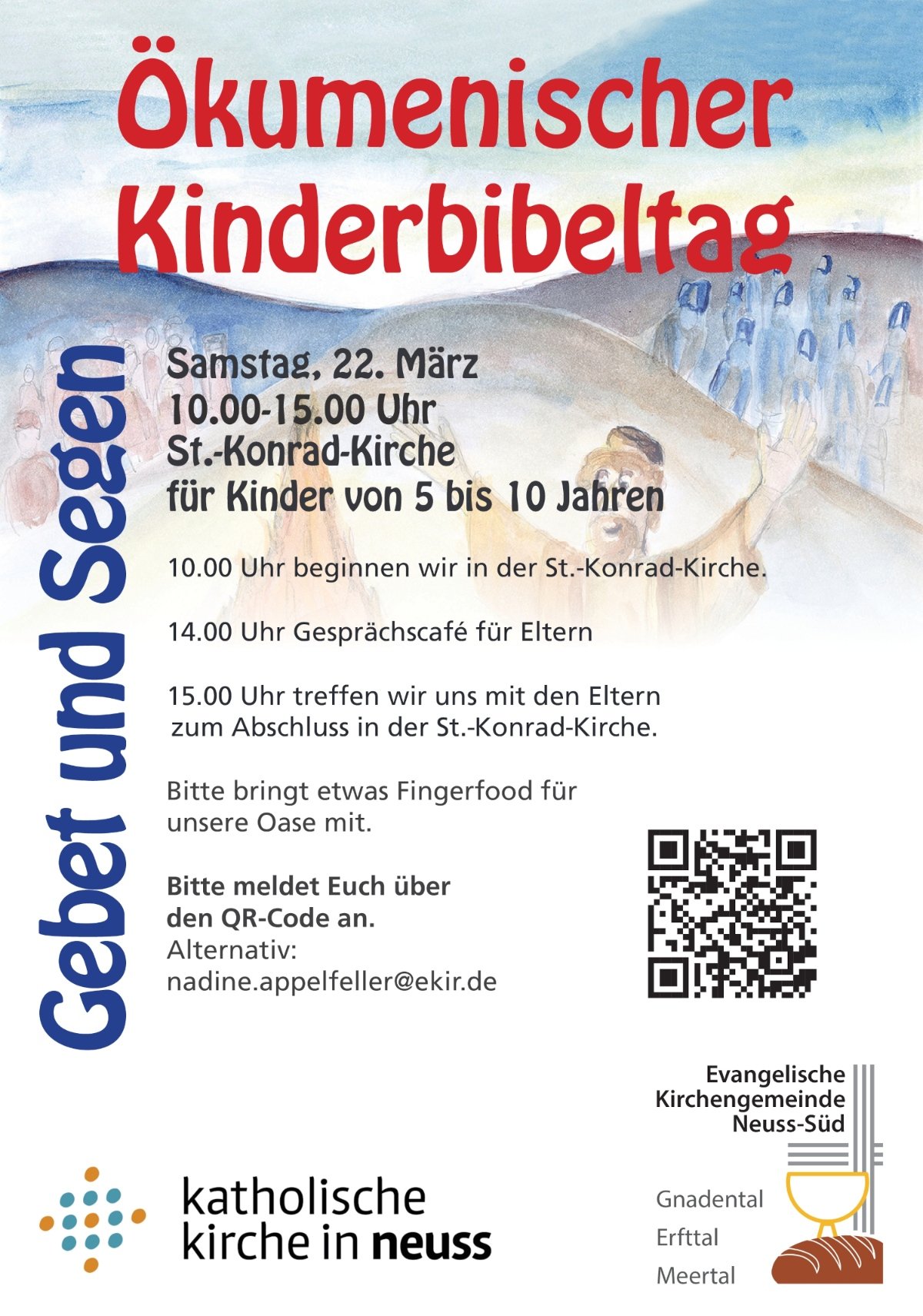 Ökumenischer Kinderbibeltag 2025 - Plakat (c) Appelfeller