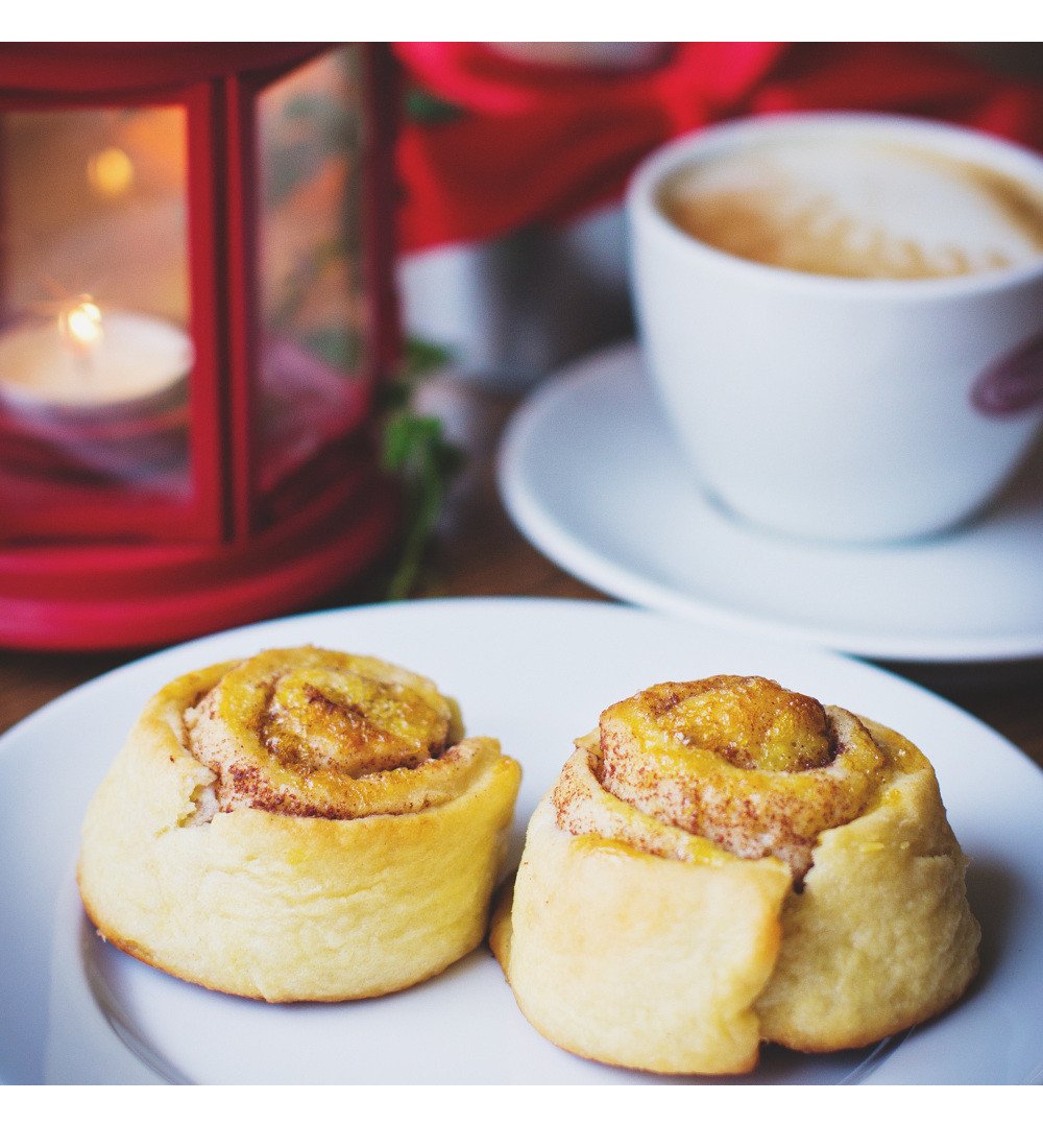 Zimtschnecken und Kaffee (Rand) (c) Pixabay.com/freestocks-photos