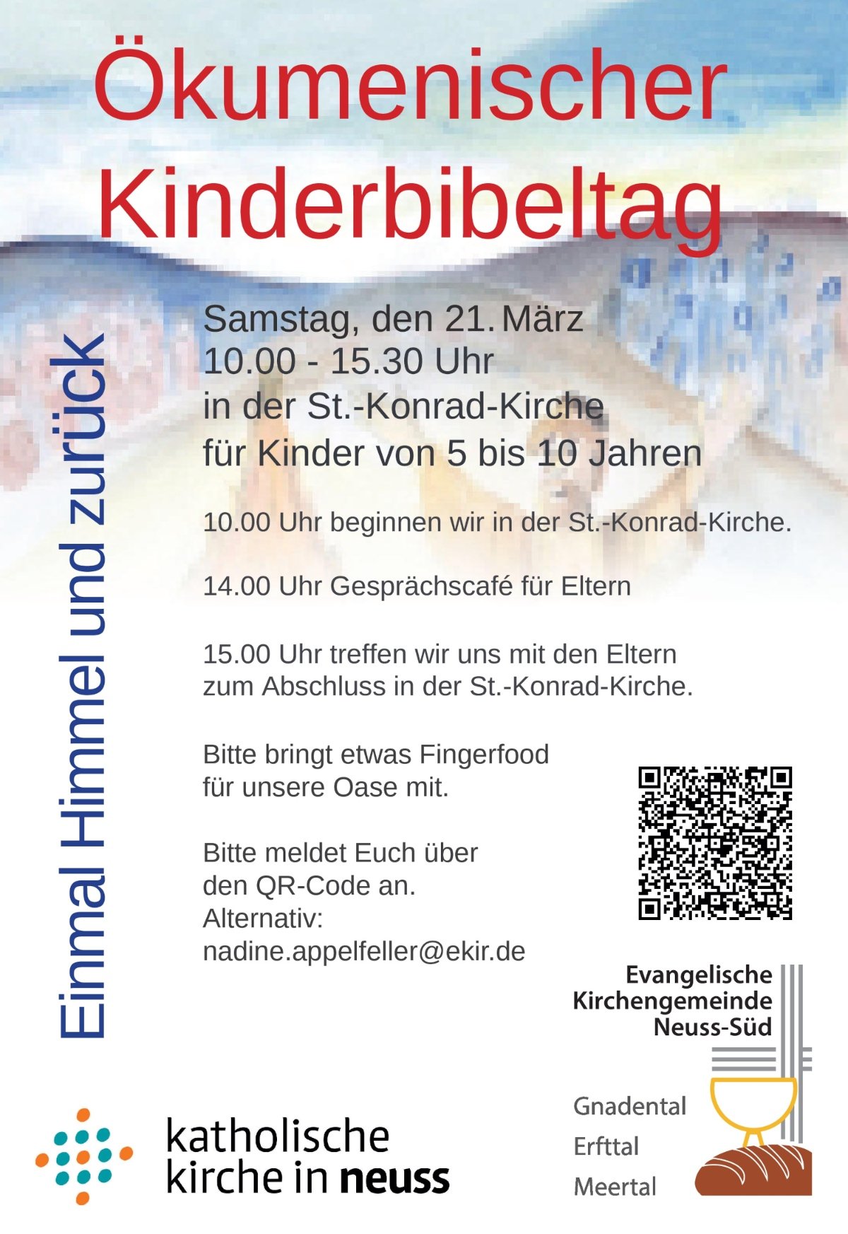 Ökumenischer Kinderbibeltag 2026 - Plakat (c) Appelfeller
