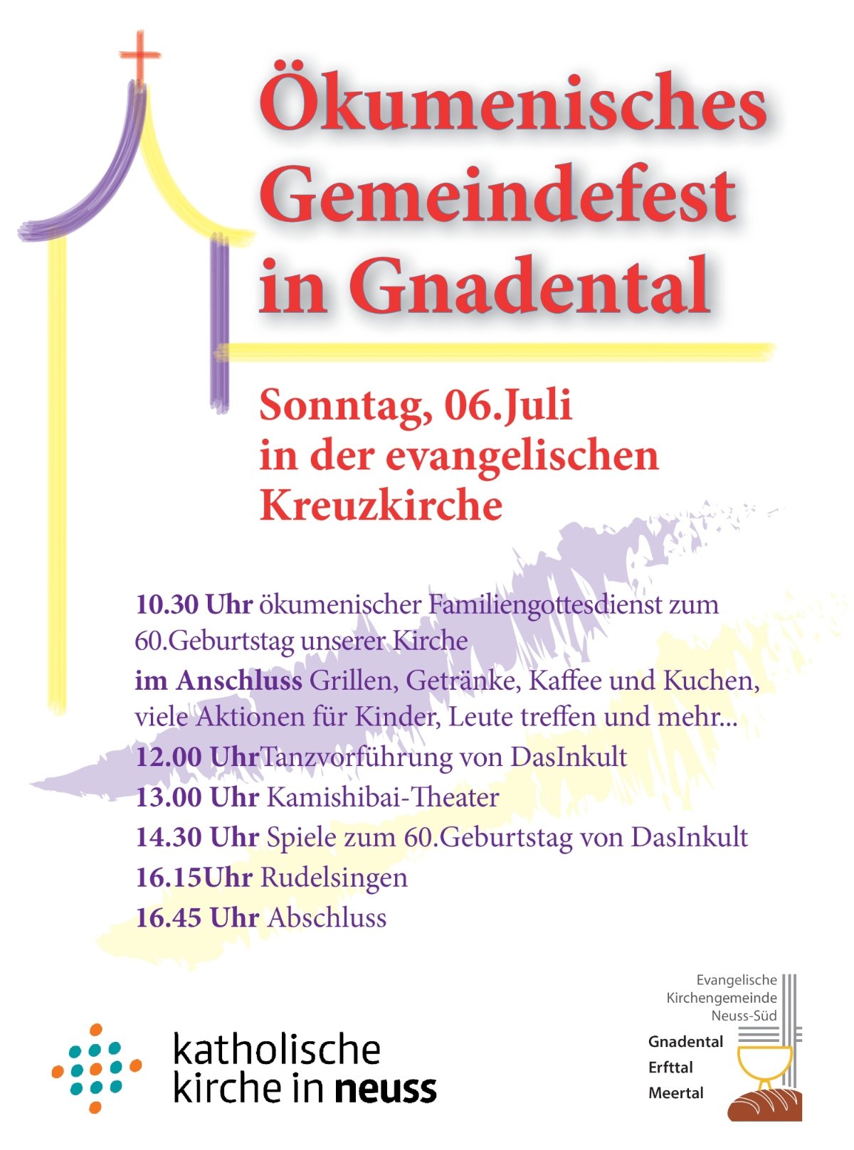 Ökumenisches Gemeindefest in Gnadental am 06.07.2025