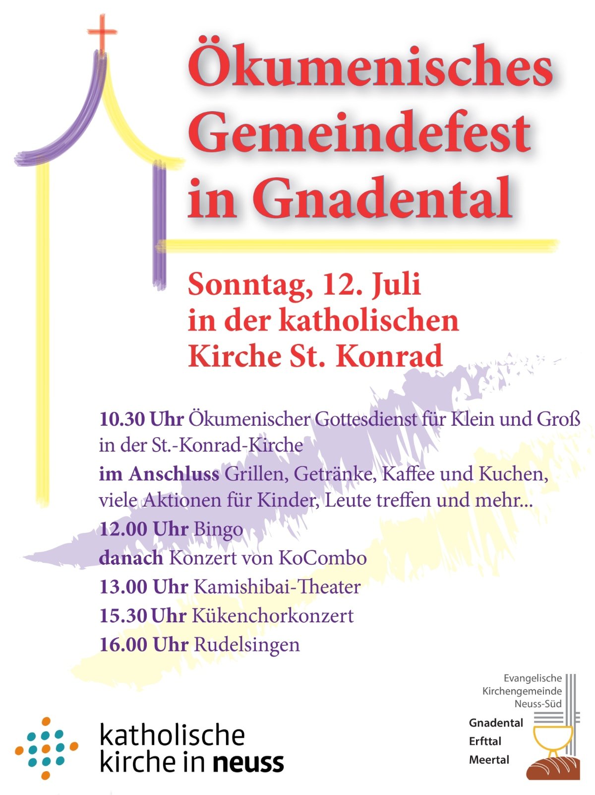 Ökumenisches Gemeindefest in Gnadental am 12.07.2026