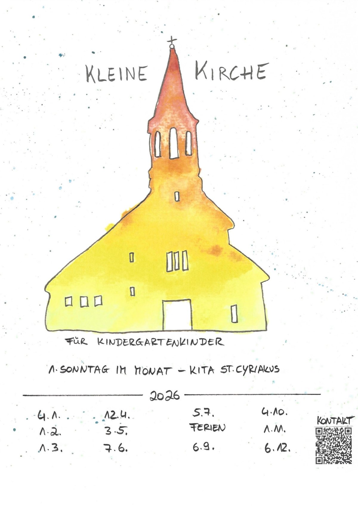 Kleine Kirche Plakat 2026 (c) Melanie Hauss